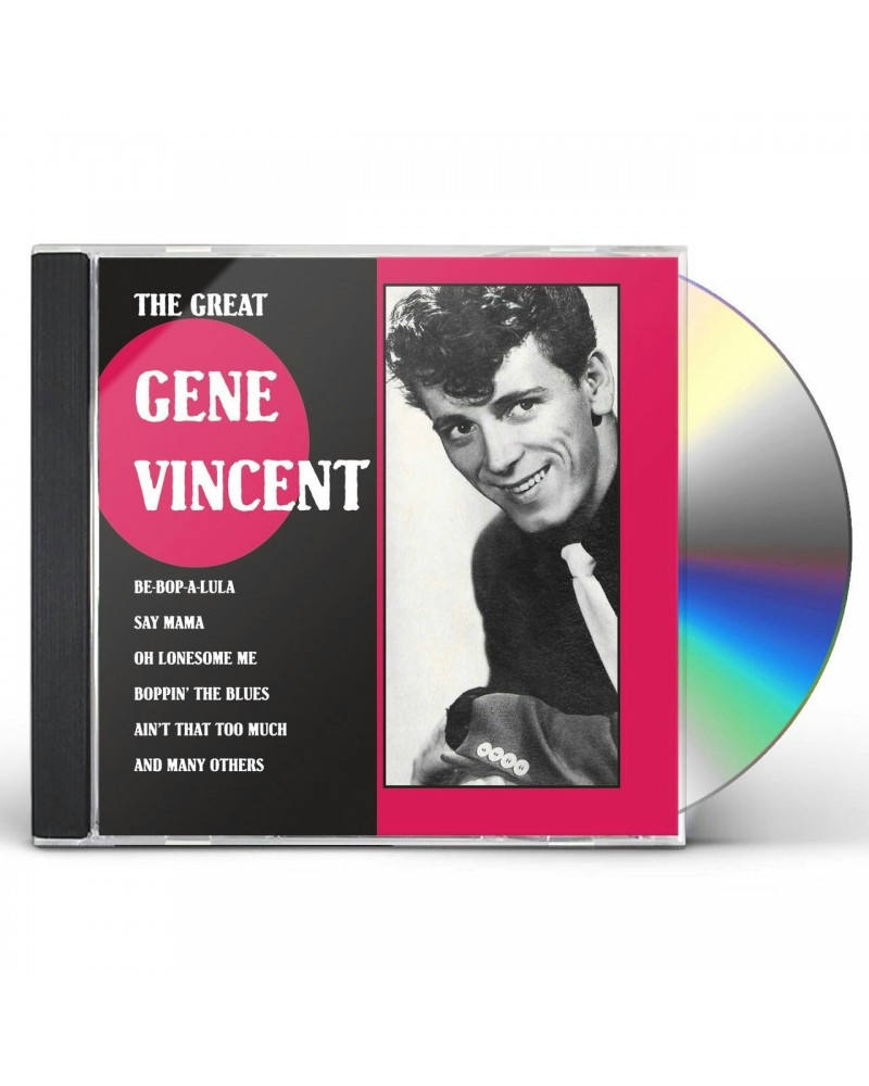 Gene Vincent GREAT GENE VINCENT CD $4.32 CD