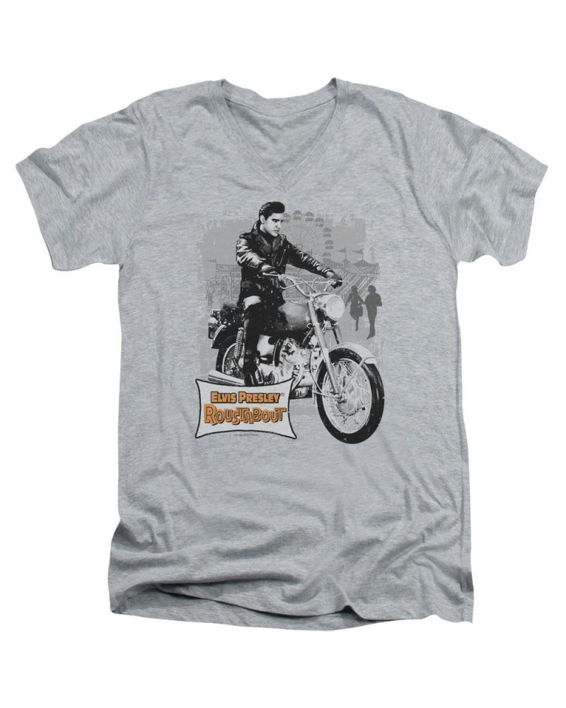 Elvis Presley T Shirt (Slim Fit) | ROUSTABOUT POSTER Slim-fit Tee $8.93 Shirts