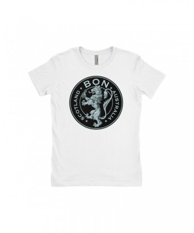 Bon Scott Ladies' Boyfriend T-Shirt | Bon Scotland Australia Shirt $8.48 Shirts