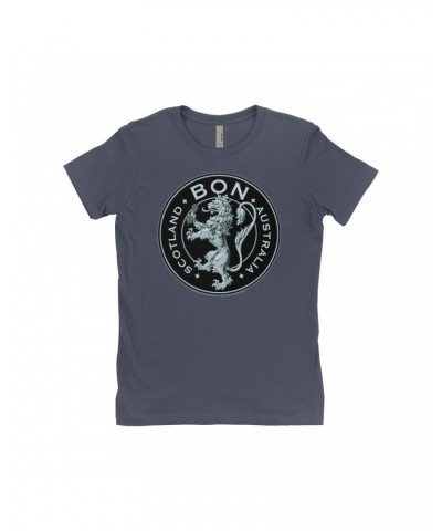 Bon Scott Ladies' Boyfriend T-Shirt | Bon Scotland Australia Shirt $8.48 Shirts