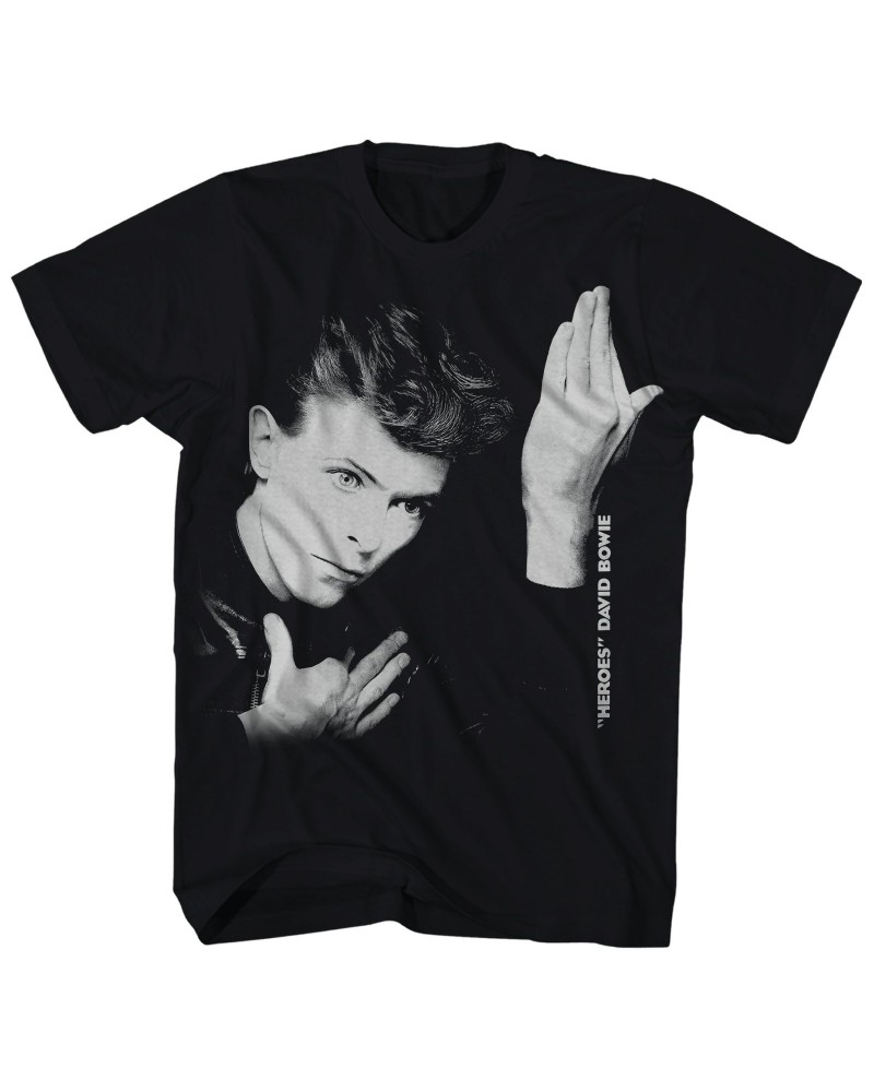 David Bowie T-Shirt | Heroes Album Art Shirt $12.23 Shirts