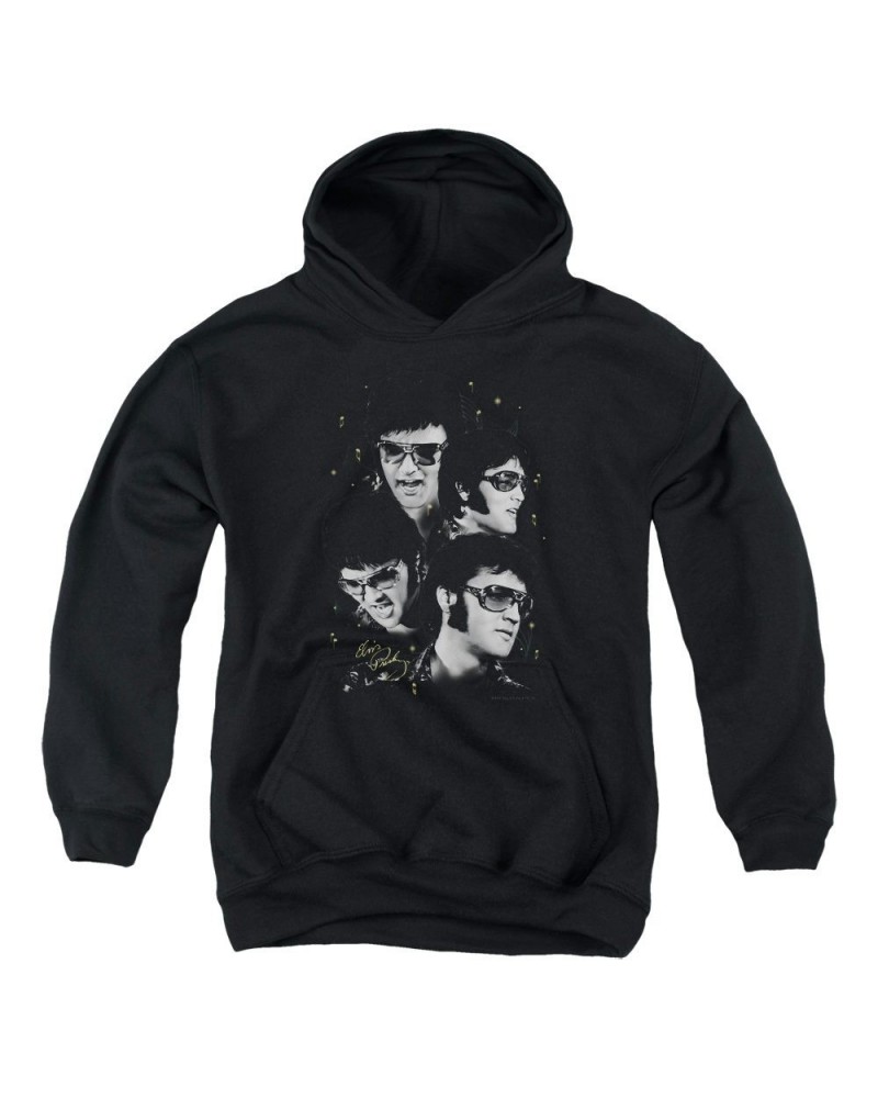 Elvis Presley Youth Hoodie | FACES Pull-Over Sweatshirt $13.63 Sweatshirts