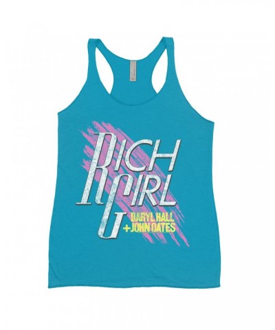 Daryl Hall & John Oates Ladies' Tank Top | Rich Girl Distressed Shirt $11.00 Shirts