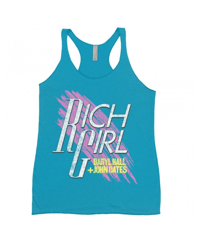 Daryl Hall & John Oates Ladies' Tank Top | Rich Girl Distressed Shirt $11.00 Shirts