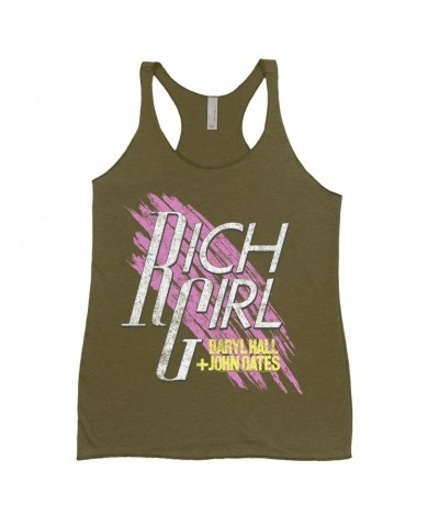 Daryl Hall & John Oates Ladies' Tank Top | Rich Girl Distressed Shirt $11.00 Shirts