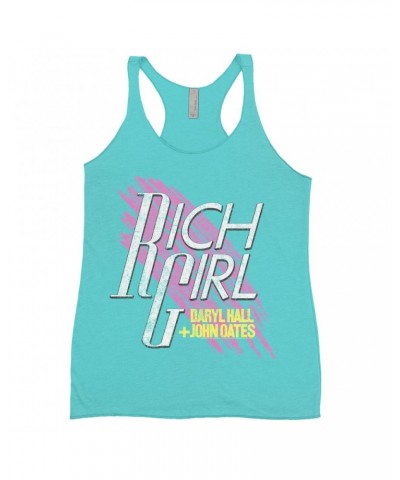 Daryl Hall & John Oates Ladies' Tank Top | Rich Girl Distressed Shirt $11.00 Shirts