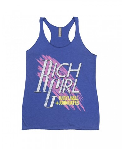 Daryl Hall & John Oates Ladies' Tank Top | Rich Girl Distressed Shirt $11.00 Shirts