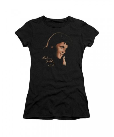 Elvis Presley Juniors Shirt | WARM PORTRAIT Juniors T Shirt $6.97 Shirts