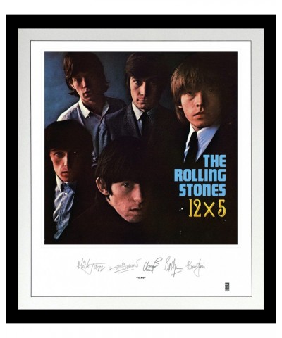 The Rolling Stones 12X5 LITHOGRAPH Vinyl Record $138.91 Vinyl