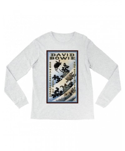 David Bowie Long Sleeve Shirt | The Outside Tour Japan Concert Poster Shirt $9.58 Shirts