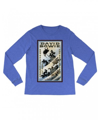 David Bowie Long Sleeve Shirt | The Outside Tour Japan Concert Poster Shirt $9.58 Shirts