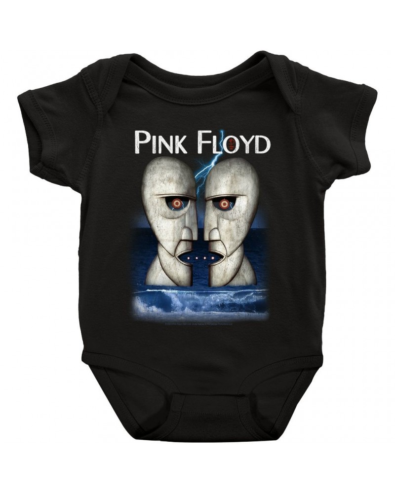 Pink Floyd Baby Short Sleeve Bodysuit | Division Bell Lightning Storm Bodysuit $9.58 Kids