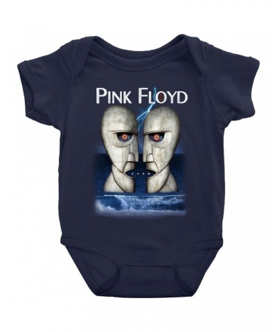 Pink Floyd Baby Short Sleeve Bodysuit | Division Bell Lightning Storm Bodysuit $9.58 Kids