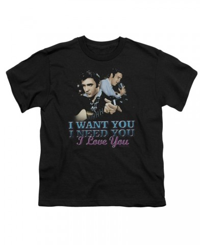 Elvis Presley Youth Tee | I WANT YOU Youth T Shirt $6.30 Kids