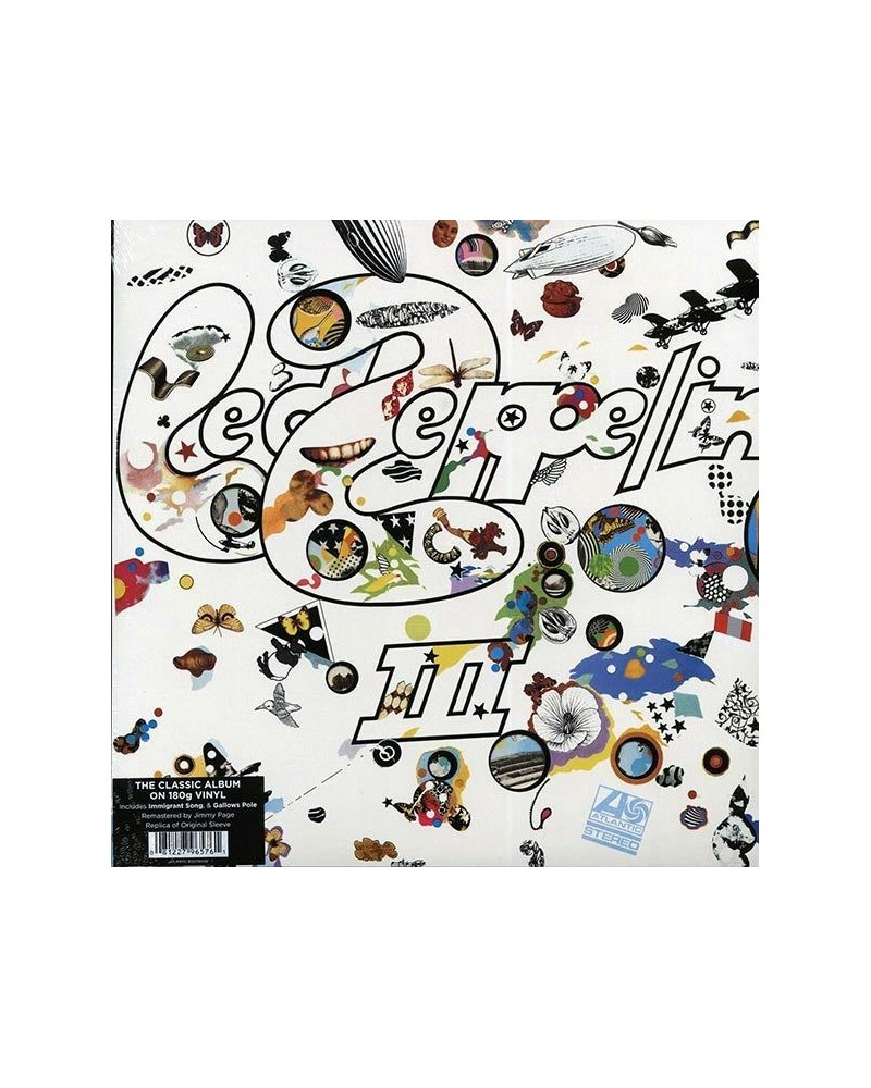 Led Zeppelin LP - Led Zeppelin III (die cut jacket) (180g) (remastered) $33.40 Vinyl