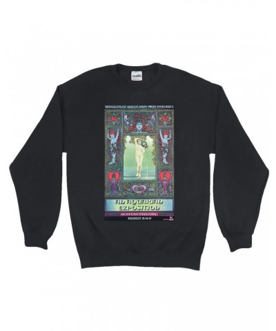 Woodstock Sweatshirt | Aquarian Exposition Concert Poster Sweatshirt $12.23 Sweatshirts