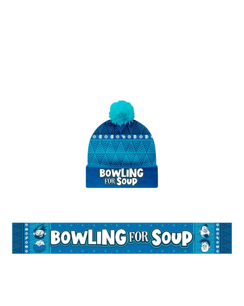 Bowling For Soup Winter Beanie + Scarf Bundle $19.35 Hats