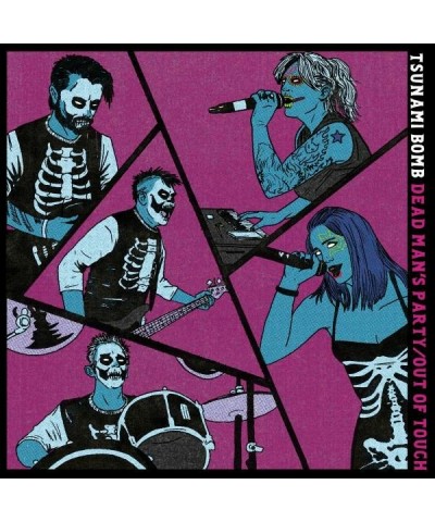 Tsunami Bomb DEAD MAN'S PARTY / OUT OF TOUCH (PURPLE OR BLUE) Vinyl Record $5.18 Vinyl