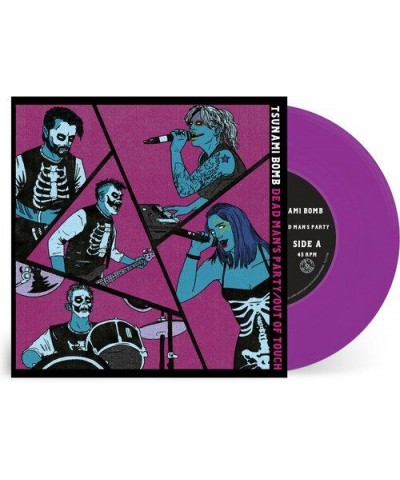 Tsunami Bomb DEAD MAN'S PARTY / OUT OF TOUCH (PURPLE OR BLUE) Vinyl Record $5.18 Vinyl