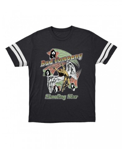 Bad Company T-Shirt | Retro Shooting Star '75 Distressed Football Shirt $13.18 Shirts