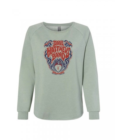 Dave Matthews Band Flames Women's Sweatshirt $28.80 Sweatshirts